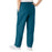 Medline ComfortEase Women's Elastic Waist Scrub Pants with 2 Pockets - ComfortEase Women's Elastic 2-Pocket Scrub Pants, Size 4XL Regular Inseam, Caribbean Blue - 8850JCB4XL