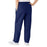 Medline ComfortEase Women's Elastic Waist Scrub Pants with 2 Pockets - ComfortEase Women's Elastic Waist 2-Pocket Scrub Pants, Size 4XL Regular Inseam, Midnight Blue - 8850JNT4XL