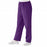 Medline ComfortEase Women's Elastic Waist Scrub Pants with 2 Pockets - ComfortEase Women's Elastic Waist 2-Pocket Scrub Pants, Size 5XL Regular Inseam, Rich Purple - 8850JPP5XL