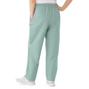 Medline ComfortEase Women's Elastic Waist Scrub Pants with 2 Pockets - ComfortEase Women's Elastic Waist 2-Pocket Scrub Pants, Size 5XL Regular Inseam, Seaspray - 8850JSS5XL