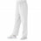 Medline ComfortEase Women's Elastic Waist Scrub Pants with 2 Pockets - ComfortEase Women's Elastic Waist 2-Pocket Scrub Pants, Size 4XL Regular Inseam, White - 8850XTQ4XL