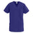 Medline ComfortEase Women's Crossover Tunic Scrub Top with Two Pockets - ComfortEase Women's Short-Sleeve Crossover Tunic Scrub Top with 2 Pockets, Size S, Rich Purple - 8851JPPS