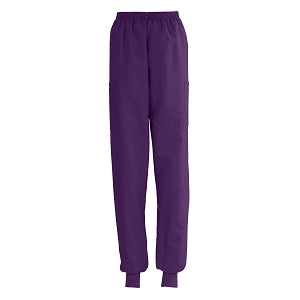 Medline ComfortEase Ladies Knit Cuff Scrub Pants - DBD-PANT, SCRUB, CARGO, KNIT-CUFF, EGGPLANT, - 8854JEPXS