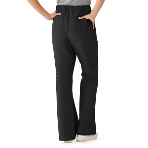 Medline ComfortEase Women's Modern Fit Cargo Scrub Pants with 4 Pockets - ComfortEase Women's Modern Fit Cargo Scrub Pants with 4 Pockets, Size L Petite Inseam, Black - 8865DKWLP