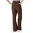 Medline ComfortEase Women's Modern Fit Cargo Scrub Pants with 4 Pockets - ComfortEase Women's Modern Fit Cargo Scrub Pants with 4 Pockets, Size S Regular Inseam, Brown - 8865JBRS