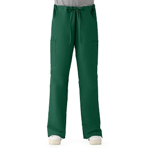 Medline ComfortEase Women's Modern Fit Cargo Scrub Pants with 4 Pockets - ComfortEase Women's Modern Fit Cargo Scrub Pants with 4 Pockets, Size L Tall Inseam, Evergreen - 8865JEGLT