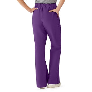 Medline ComfortEase Women's Modern Fit Cargo Scrub Pants with 4 Pockets - ComfortEase Women's Modern Fit Cargo Scrub Pants with 4 Pockets, Size L Regular Inseam, Rich Purple - 8865JPPL