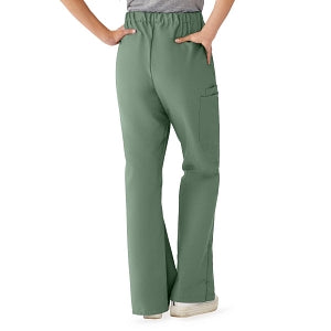 Medline ComfortEase Women's Modern Fit Cargo Scrub Pants with 4 Pockets - ComfortEase Women's Modern Fit Cargo Scrub Pants with 4 Pockets, Size 2XL Petite Inseam, Olive - 8865OLVXXLP