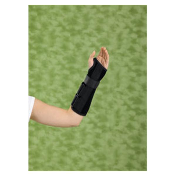 Medline Industries  Splint Deluxe Wrist/Forearm Fx Sd Black Size 10" Medium Left Ea