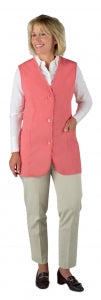 Medline Ladies' Volunteer Vests - DBD-VEST, WOMENS, 65P/35C, VOLUNTEER PINK, 2 - 89023RRXXXL