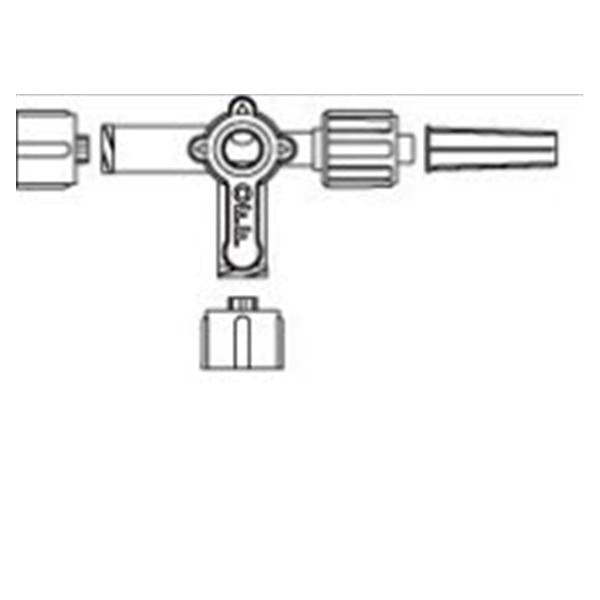 Smiths Medical ASD Stopcock 3-Way Medex Swivel Male Luer Lock 50/Ca