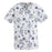 Medline AngelStat Women's V-Neck Tunic Scrub Top with 2 Pockets - AngelStat Women's V-Neck Short-Sleeve Tunic Scrub Top with 2 Pockets, Size 3XL, Fun Kids Print - 893JEKXXXL