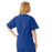 Medline AngelStat Women's V-Neck Tunic Scrub Top with 2 Pockets - AngelStat Women's V-Neck Short-Sleeve Tunic Scrub Top with 2 Pockets, Size 4XL, Sapphire - 893NHT4XL