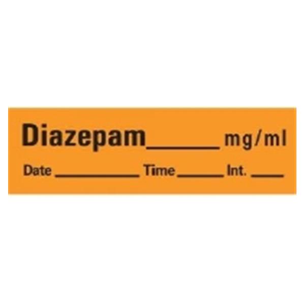 TimeMed a Div of PDC Label Diazepan Anesthesia 333/Rl