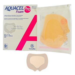 ConvaTec Aquacel Foam Pro Adhesive Dressing, Sacral, 8" x 6-3/4"- Box of 5