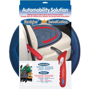 Stander Swivel Cushion and Handy Bar Combination Universal Fit, 350 lb Weight Capacity