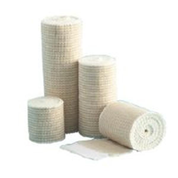 Henry Schein  Bandage 2"x4.5yd Stretch Elastic Velcro Closure Tan LF NS 10/Bx