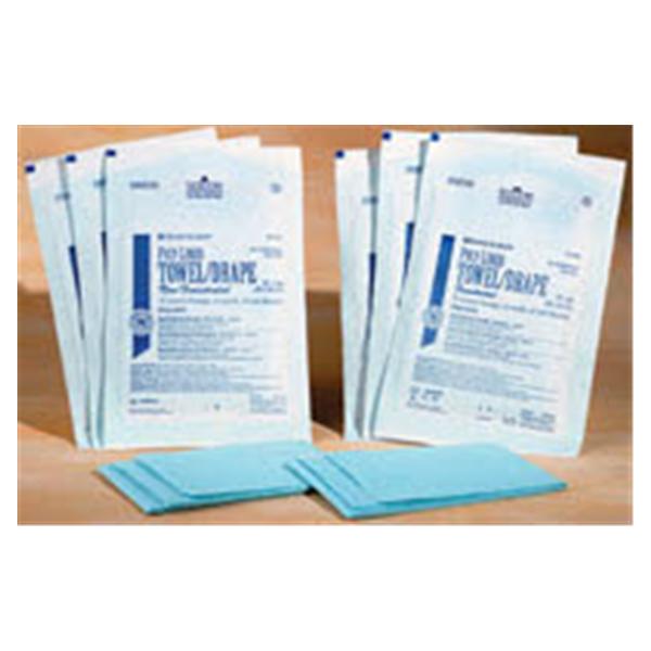 Henry Schein  Drape Surgical 3" Fenestrated 18x26" 3-Ply Blue Sterile 50/Bx, 6 BX/CA (9004685)