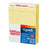 Office Depot Business Services Perforated Writing Pad 8.5 in x 11.75 in Canary 12/Pack 12/Pk