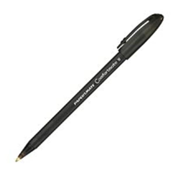 Sanford Ink oration Comfortmate Ult Ballpoint Stck Pn Md Pnt 1.0 mm Blk 12/Pk