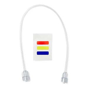 Namic Pressure Monitoring Male-to-Female Tubing - Adult Pressure Monitoring Tubing with Fixed Male to Female Luer Lock, 6" L - H965907010621