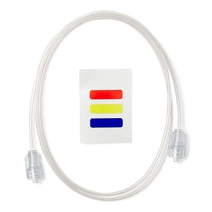 Namic Male to Male Pressure-Monitor Tubing - Adult Pressure Monitoring Tubing with Fixed Male to Male Luer Lock, 24" L - H965907122421