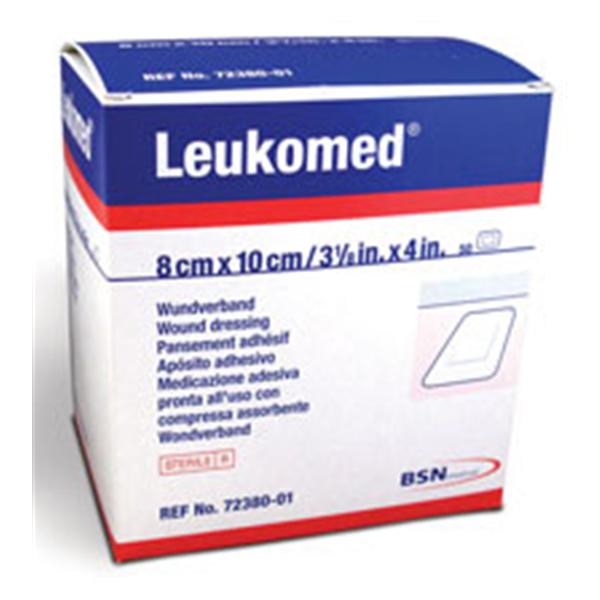 BSN Medical Dressing Leukomed Film 4x7.8" Non-Adherent Highly Absorbent 50/Bx