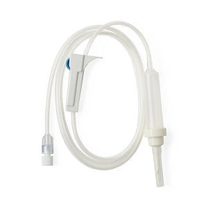 Namic Fluid Administration Sets with Drip Chamber - IV Tubing with Filtered Macro Drip Chamber, 48" (121.92 cm) - H965913000111