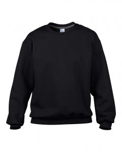 Gildan Activewear Unisex Crew Neck Sweatshirts - Unisex Crew Neck Sweatshirt, Black, Size 2XL - 92000-BLK-2XL