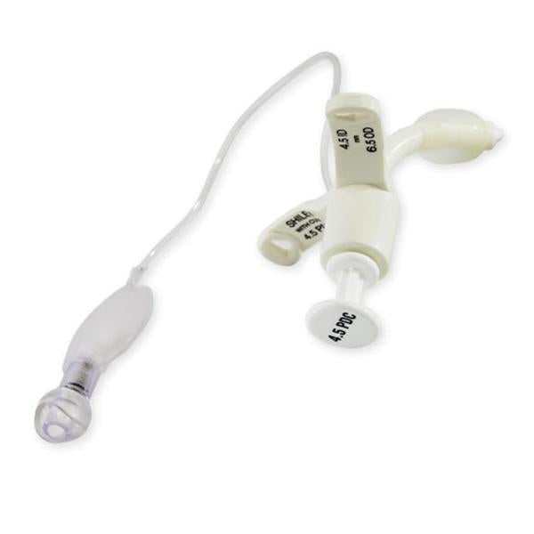 Puritan Bennett  Tube Tracheostomy Shiley White Pediatric Size 5.5 Uncuffed Ea