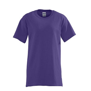 Gildan Activewear Short Sleeve T-Shirts - Unisex 100% Cotton Short Sleeve T-Shirt, Purple, Size L - 925PURL