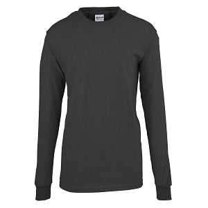 Gildan Activewear Long Sleeve T-Shirts - Unisex Long-Sleeve T-Shirt, 100% Cotton, Black, Size 4XL - 926BLK4XL