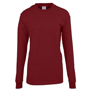 Gildan Activewear Long Sleeve T-Shirts - Unisex Long-Sleeve T-Shirt, 100% Cotton, Cardinal Red, Size L - 926CARL