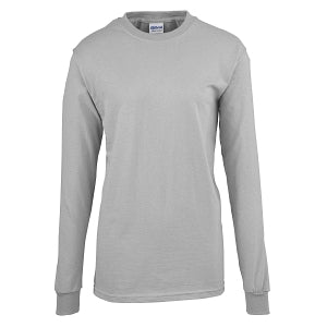 Gildan Activewear Long Sleeve T-Shirts - Unisex Long-Sleeve T-Shirt, 100% Cotton, Gray, Size L - 926GRYL