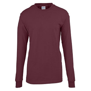 Gildan Activewear Long Sleeve T-Shirts - Unisex Long-Sleeve T-Shirt, 100% Cotton, Maroon, Size L - 926MARL