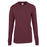 Gildan Activewear Long Sleeve T-Shirts - Unisex Long-Sleeve T-Shirt, 100% Cotton, Maroon, Size L - 926MARL