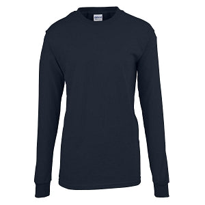 Gildan Activewear Long Sleeve T-Shirts - Unisex Long-Sleeve T-Shirt, 100% Cotton, Navy Blue, Size 4XL - 926NVY4XL