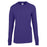 Gildan Activewear Long Sleeve T-Shirts - Unisex Long-Sleeve T-Shirt, 100% Cotton, Purple, Size L - 926PURL