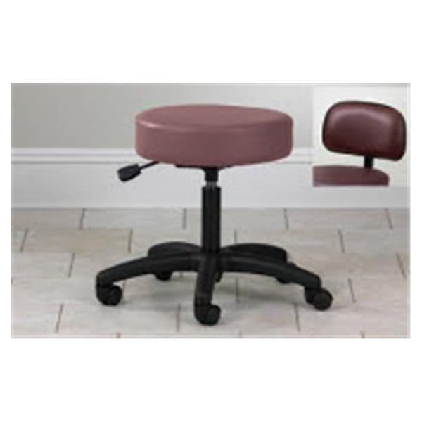 Clinton Industries Stool Exam Value Series Emerald Green 5 Leg/Casters Backrest Ea