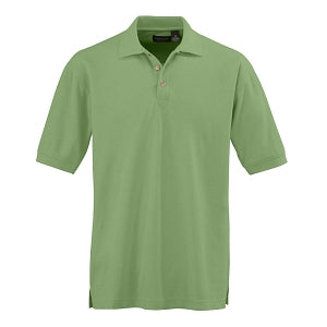 Ultraclub Men's Whisper Pique Polo - Men's Whisper Pique Polo Shirt, 60% Cotton/40% Polyester, Apple Green, Size XL - 8540APLXL