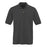 Ultraclub Men's Whisper Pique Polo - Men's Whisper Pique Polo Shirt, 60% Cotton/40% Polyester, Black, Size L - 8540BLKL