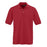 Ultraclub Men's Whisper Pique Polo - Men's Whisper Pique Polo Shirt, 60% Cotton/40% Polyester, Red, Size L - 8540REDL