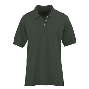 Ultraclub Ladies Whisper Pique Polo - Women's Whisper Pique Polo Shirt, 60% Cotton/40% Polyester, Forest Green, Size L - 8541FORL