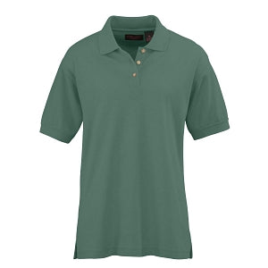 Ultraclub Ladies Whisper Pique Polo - Women's Whisper Pique Polo Shirt, 60% Cotton/40% Polyester, Leaf, Size L - 8541LEAL