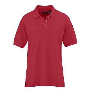 Ultraclub Ladies Whisper Pique Polo - Women's Whisper Pique Polo Shirt, 60% Cotton/40% Polyester, Red, Size L - 8541REDL