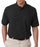 Ultraclub Whisper Pique Polo Shirts with Pocket - DBD-SHIRT, POLO, MENS, POCKET, BLEND, BLACK, L - 8544BLKL