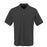 Ultraclub Men's Rib Collar Polo Shirts - Men's Polo Shirt with Rib Collar and Contrast Trim, 60% Cotton/40% Polyester, Black / White, Size L - 8545BLKL