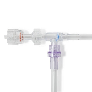 Namic Closed Fluid Systems - Waste Bag with 72" IV Tubing with Filtered Drip Chamber, 2 In-Line Three-Way Stopcocks, Male Rotator Adapter - H965940009521