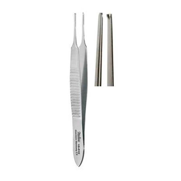 Miltex-Integra Miltex Forcep Tissue Graefe Iris 2-3/4" Smooth Straight 1x2 Teeth SS Ea