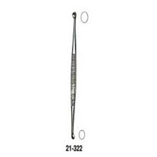 Miltex-Integra Miltex Curette Bone Williger 5-1/2" 3/4mm Oval Cup Tip SS Ea (21-322)